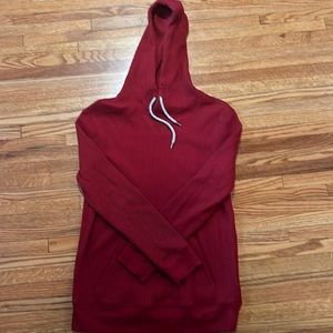 Mens American Eagle Red Waffle Hoodie-Size XSmall